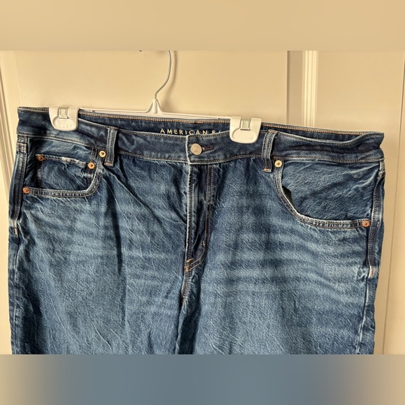 American Eagle | Low-Rise Baggy Wide Leg Jeans | Size 18 - Picture 3 of 6